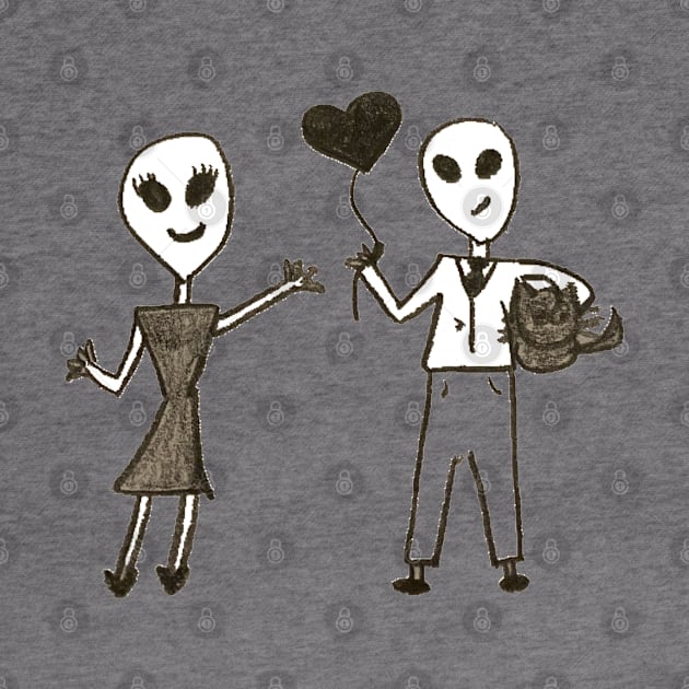 Alien love by Penny Lane Designs Co.